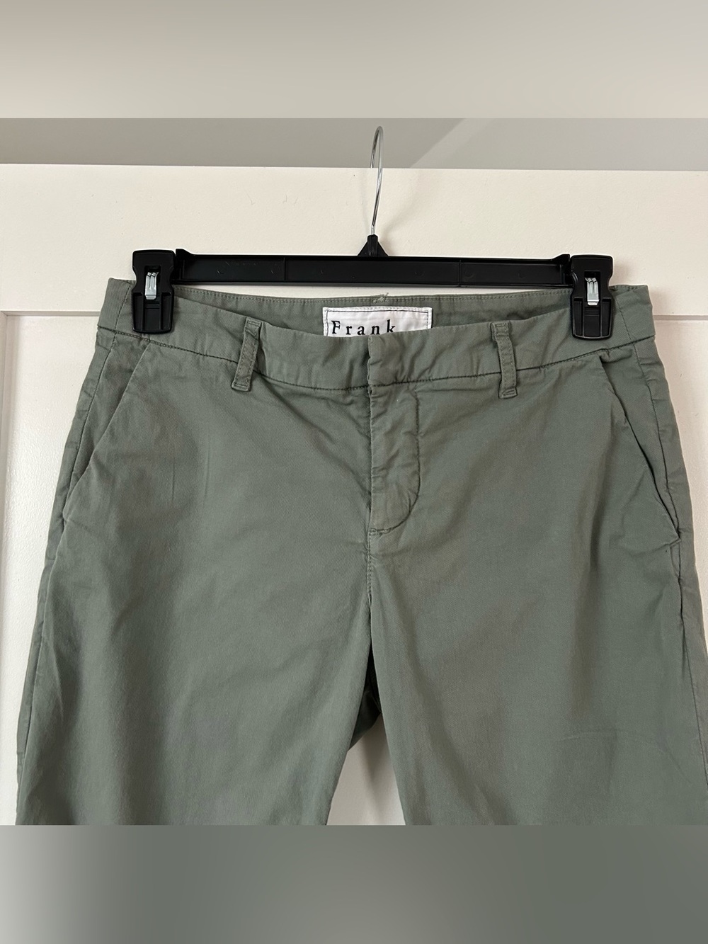 Frank & Eileen Wicklow Pants Olive Green Size 6 - Picture 3 of 10